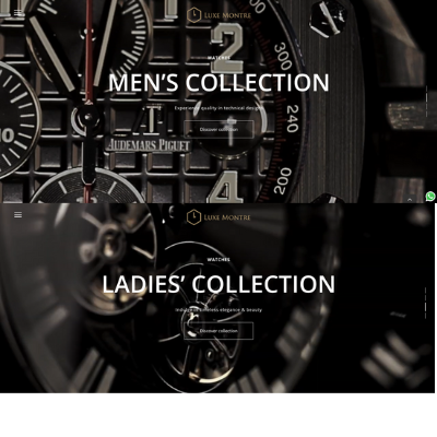 Luxe Montre — Web Development