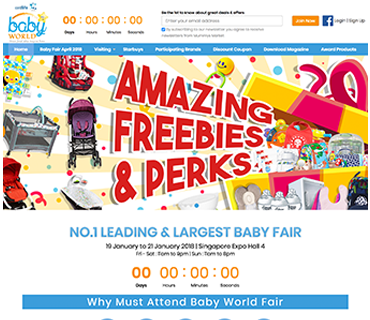Baby World Fair — Ecommerce Development