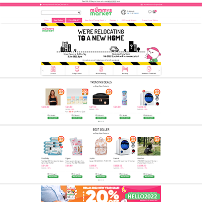 Mummys Market — Ecommerce Development