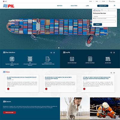 Pacific International Lines — Web Development