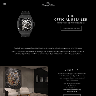 Richard Mille Asia — Web Development