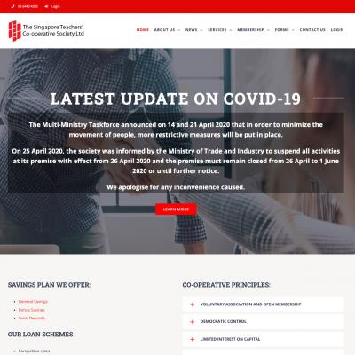 Teachers' Co-operative Society Ltd — Web Development