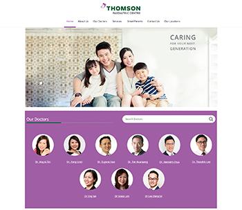 Thomson Paediatric Centre — Web Development