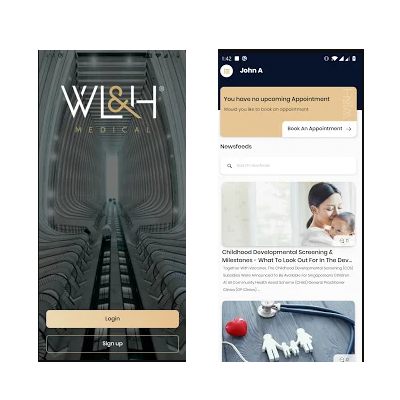 WL&H Medical Mobile App — Mobile App Development